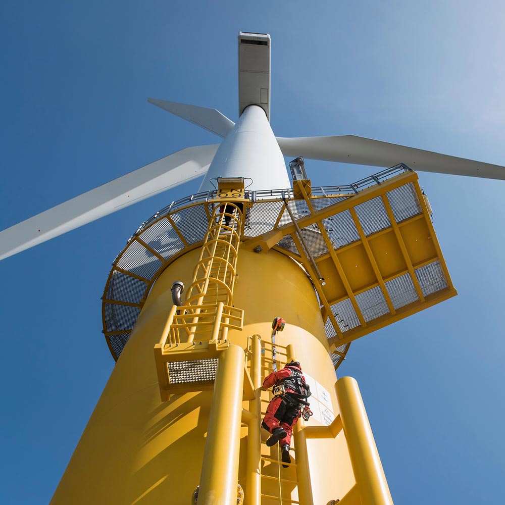 yellow turbine